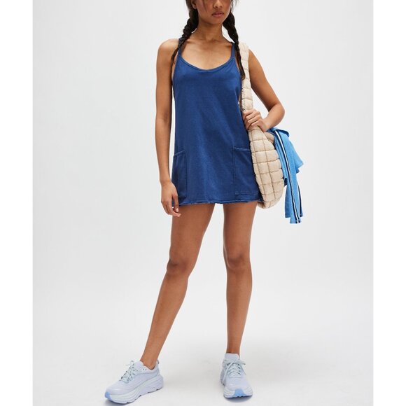 🆕 FP MOVEMENT Hot Shot Mini Dress / Black Grape - Picture 2 of 10